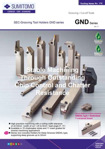 SEC-Grooving Tool Holders GND Series